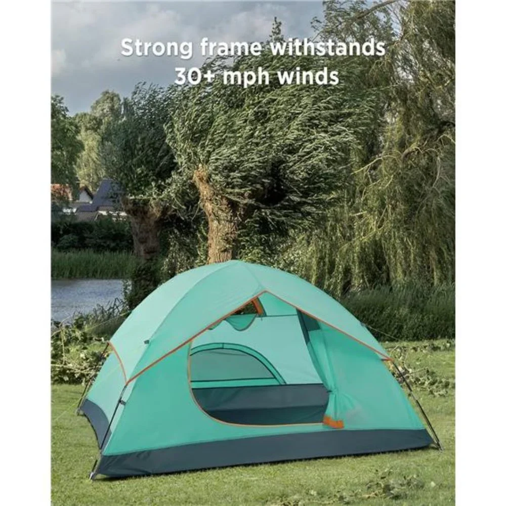 Camping Tent, Waterproof Family Tent Lightweight for Camping Outdoors 6 Person - Picture 3 of 6